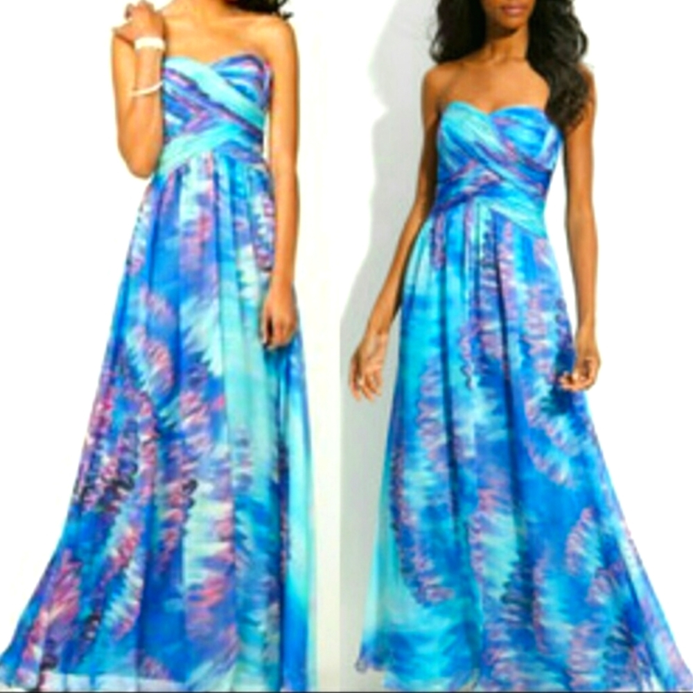 NEW Watercolor Formal Dress